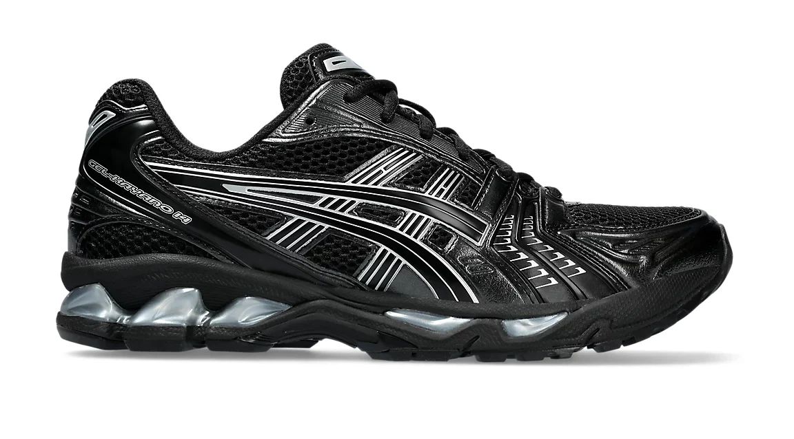 Asics Gel-Kayano 14 Black Pure Silver