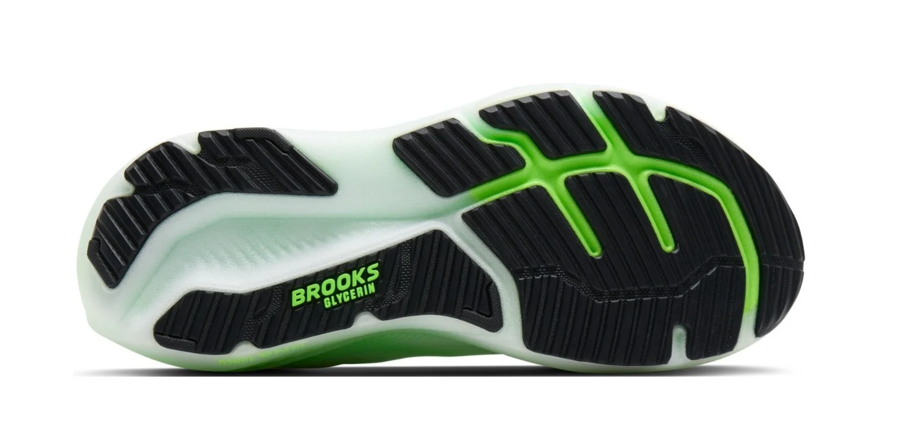 BROOKS GLYCERIN 23 WHITE PHANTOM GREEN GECKO MEN'S - Image 6