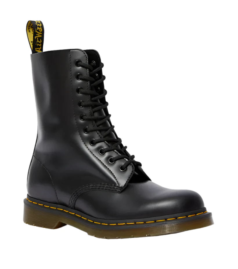 Dr Martens 1490 Mid Calf Boot Black - Image 2