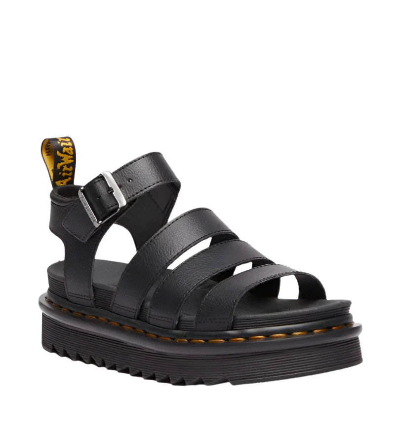 Dr Martens Blaire 3 Strap Sandal Black Athena - Image 2
