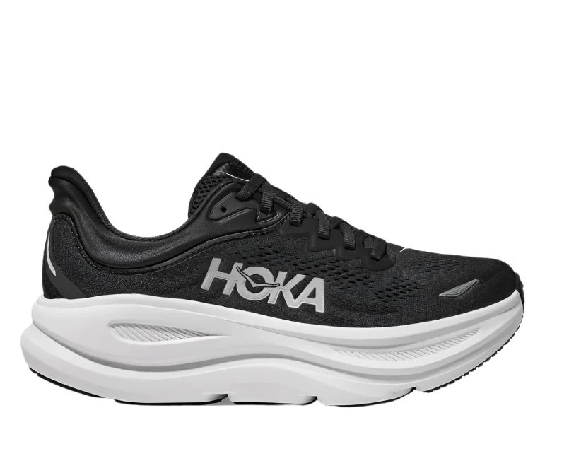 Hoka Bondi 9 Black White Men's
