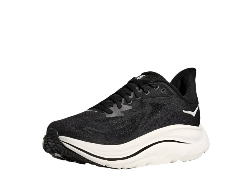 Hoka Clifton 10 Black White Women's - Image 4