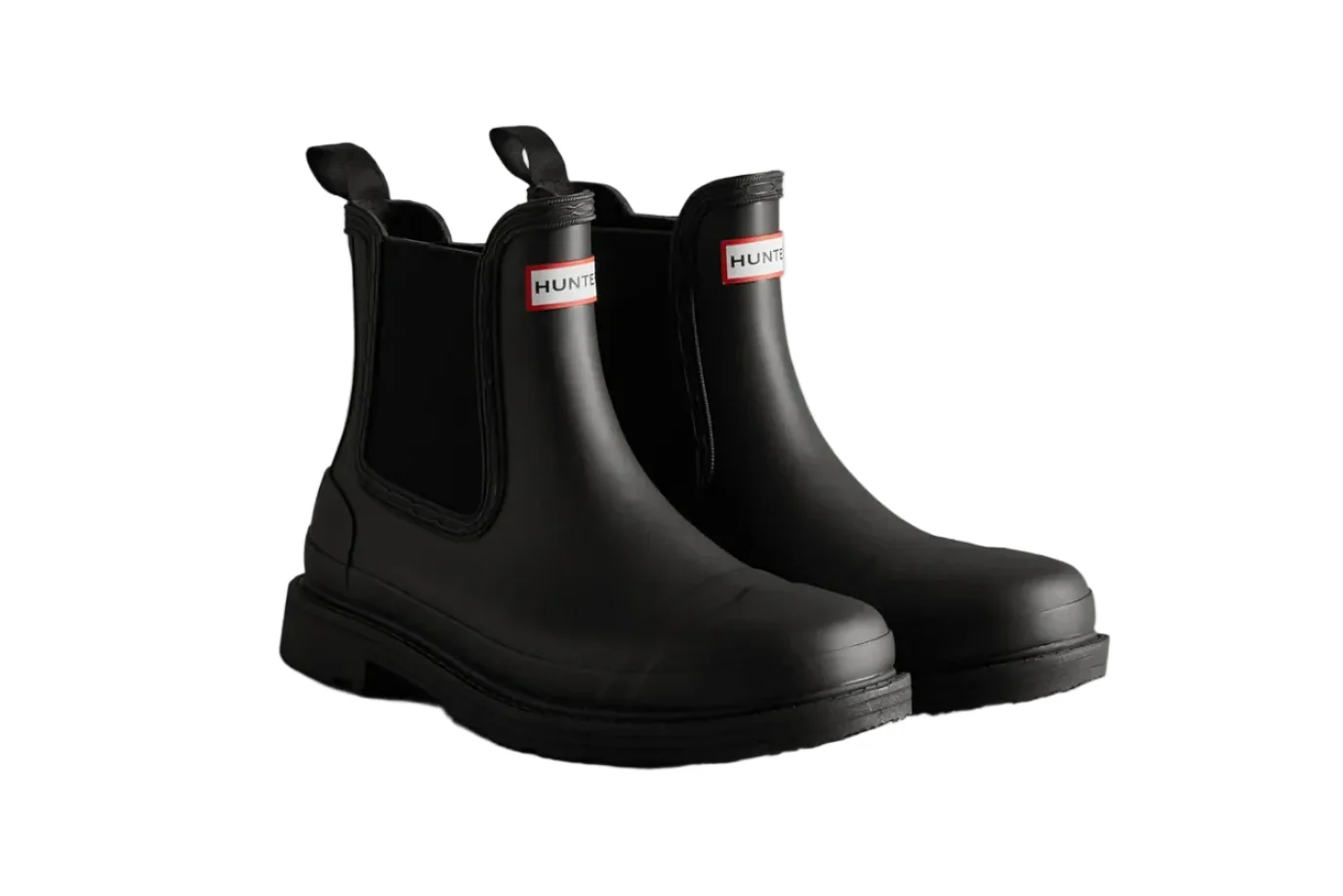 HUNTER CHELSEA COMMANDO BOOT BLACK WOMEN'S - Image 2