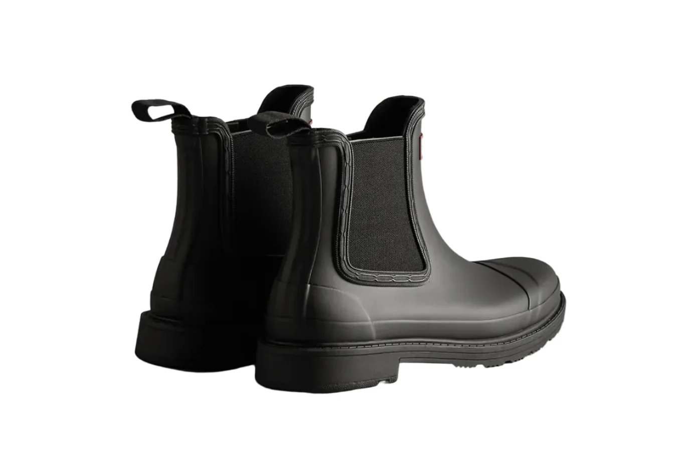 HUNTER CHELSEA COMMANDO BOOT BLACK WOMEN'S - Image 3