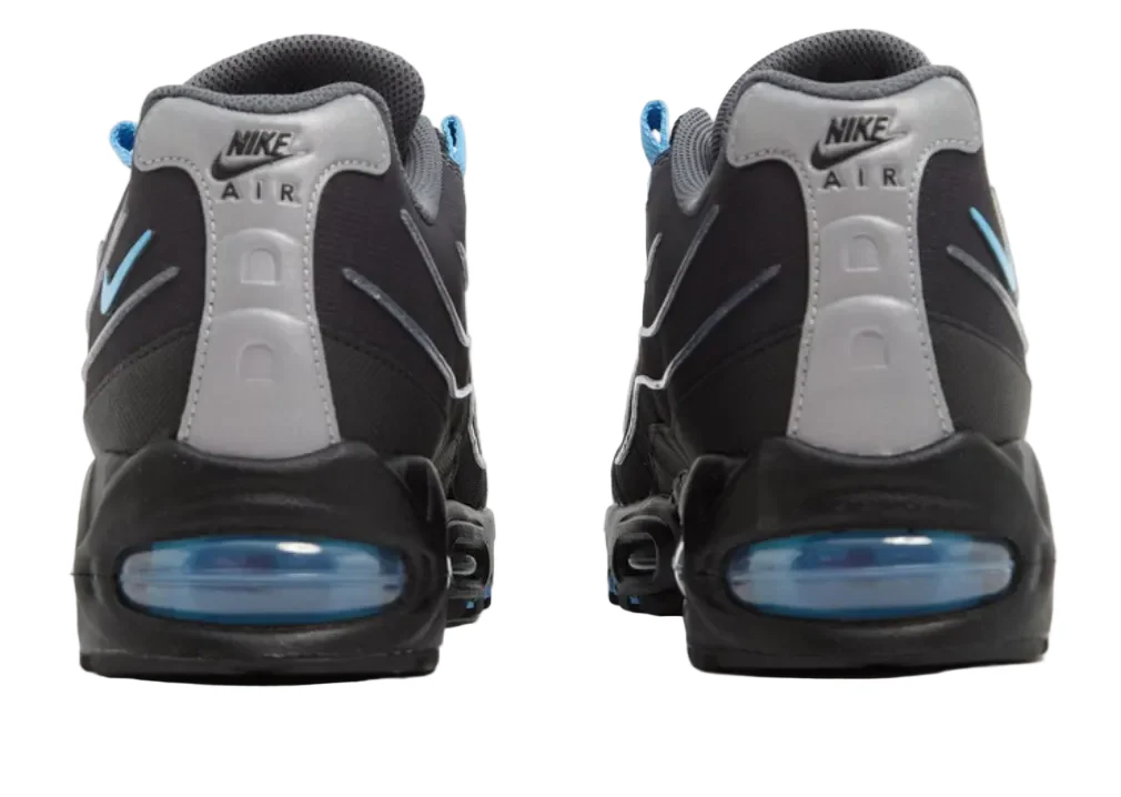 Nike Air Max 95 Big Bubble Tech Black University Blue - Image 4