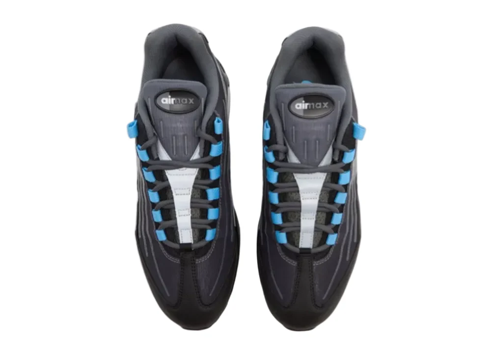 Nike Air Max 95 Big Bubble Tech Black University Blue - Image 5