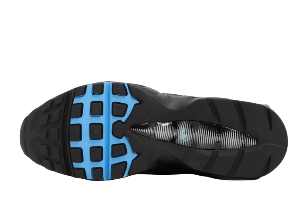 Nike Air Max 95 Big Bubble Tech Black University Blue - Image 6