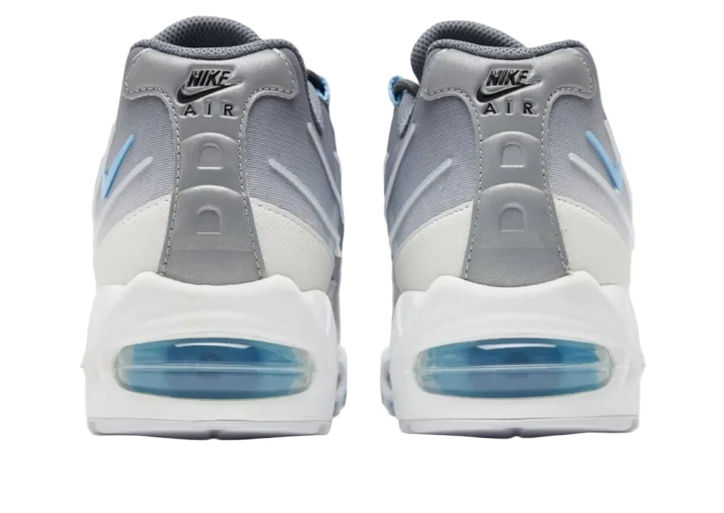 Nike Air Max 95 Big Bubble Tech Smoke Grey Football Blue - Image 4