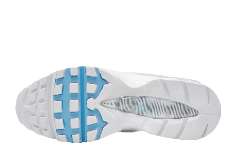 Nike Air Max 95 Big Bubble Tech Smoke Grey Football Blue - Image 6