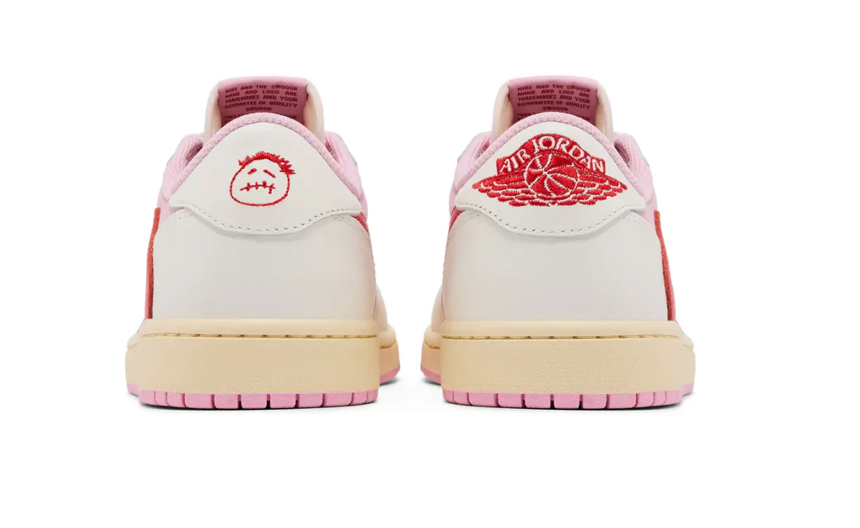Nike Jordan 1 Retro Low OG SP Travis Scott Sail Tropical Pink - Image 5