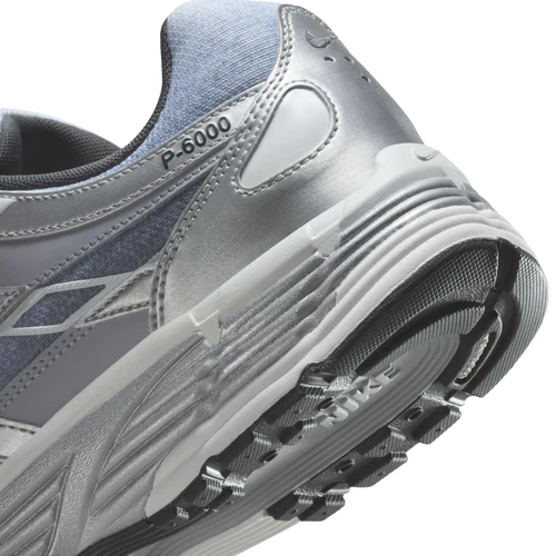Nike P-6000 Metallic Silver Summit White-Wolf Grey - Image 8