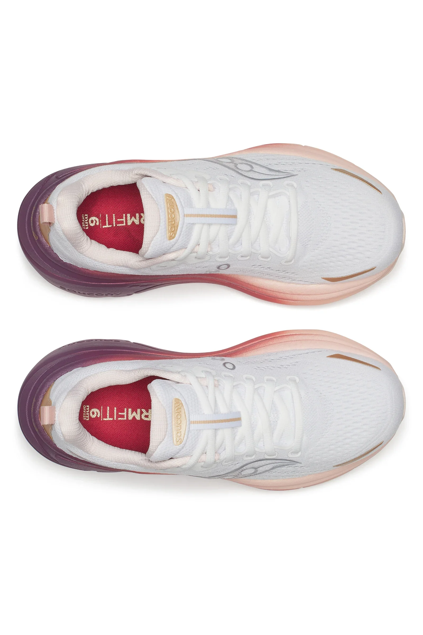 SAUCONY HURRICANE 25 WHITE CAMEO WIDE WOMEN'S - Image 5