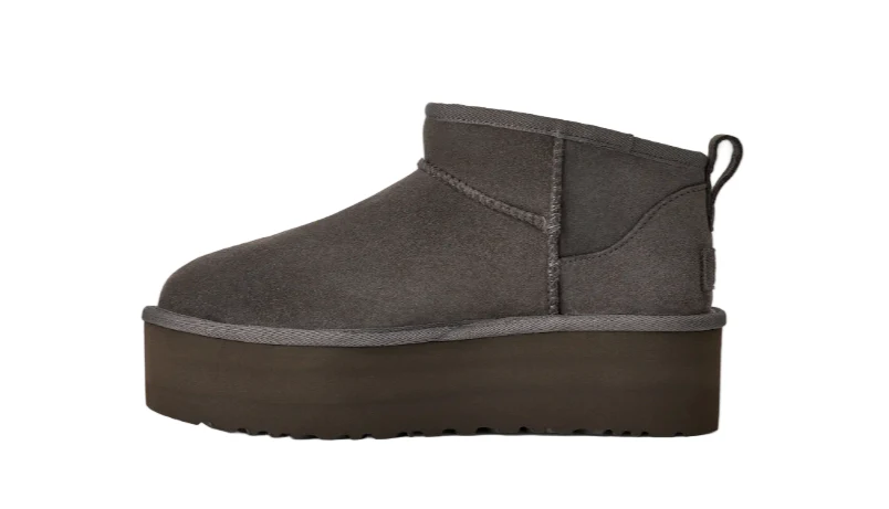 UGG Classic Ultra Mini Platform Charcoal Women’s - Image 3