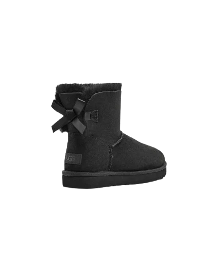 UGG Mini Bailey Bow II Boot Black - Image 2